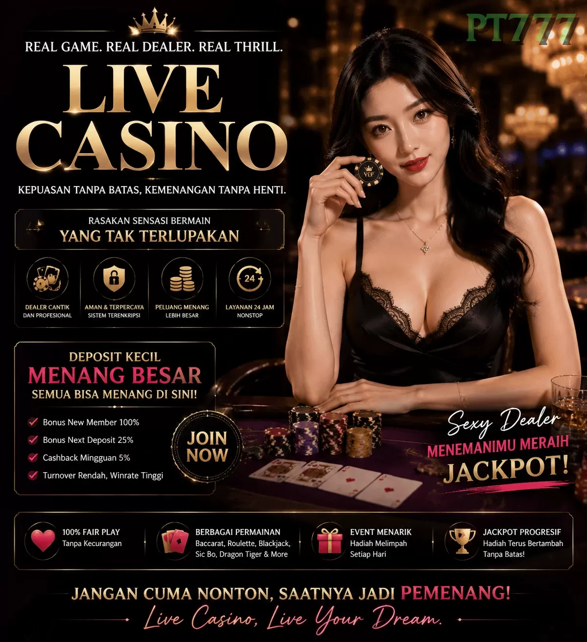 Main pt777jtblueu Menang Jackpot Besar